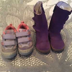 Set of 2 girls shoes/boots